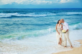 Beautiful wedding in Bali on a beach